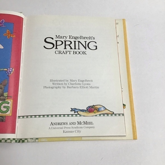 Mary Engelbreit's Spring Easy Craft Book Mini Hardcover by Charlotte Lyons 1997 - Picture 5 of 10